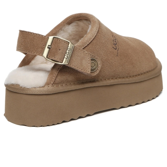 NWT UGG Sady Buckle Strap Platform Slipper - Picture 5 of 5